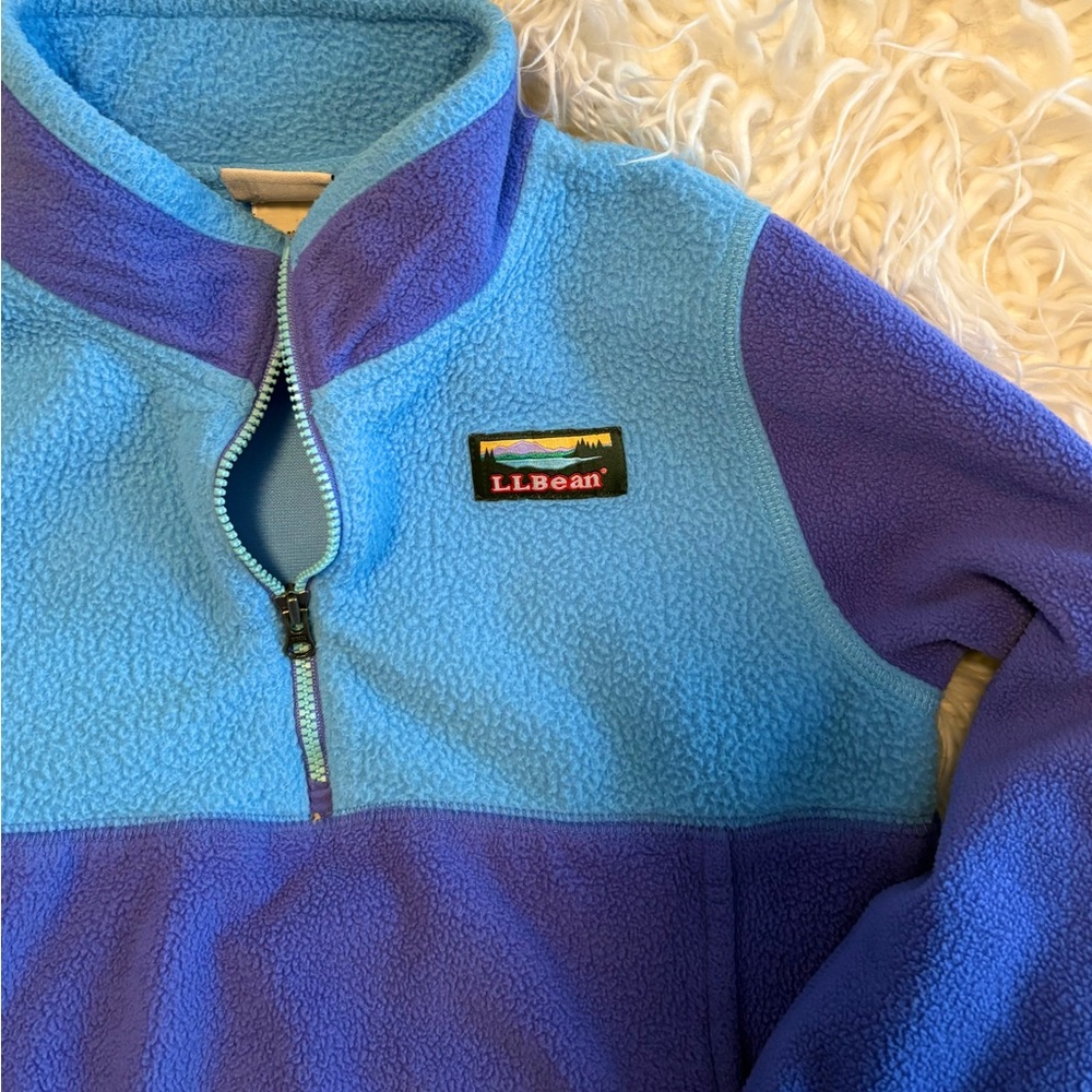 L.L. Bean Kids' Two-Tone Fleece Hoodie